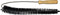 27 Inch Bristle and Flexible Stainless Steel Brush for Dryer Lint, Refrigerator Coils, and Drain Pipes