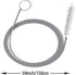 Much Hotter 155CM (1) Extra Long Pipe Tube Cleaner Fridge Drain Pipe Dredging Tool Flexible Drain Brush Skinny Tube