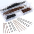 Swpeet 220Pcs U Shaped Hair Pins Kit (5cm 6cm; Professional U Shape Hair Pins for Women Girls and Hairdressing Salon;