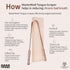 MasterMedi Pure Copper Tongue Scraper for Adults, Easy to Use Tongue Cleaner with Case (Pack of 1)