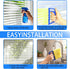 YudeWater 8Pcs 7-Finger 4 Window Venetian Blind Cleaner Duster Tool, Microfiber Dusting Brush for Wood/Vinyl Blinds