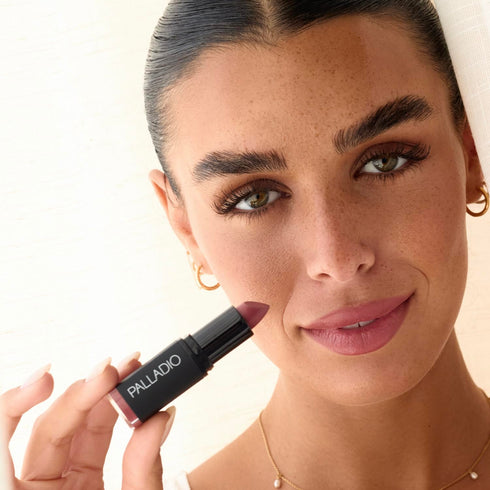 Palladio Chianti Herbal Matte Lipstick, Creamy Full Coverage, Long Lasting Matte