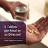 Standard Process Bio-Dent Whole Food Supplement for Skin, Muscle, and Bone Health, 180 Tablets