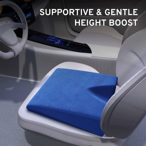 Wedge Pillow for Office Chair and Car Seat Cushion, Medium Firm Memory Foam Seat Pad for Tailbone and Hip Pain Relief