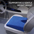 Wedge Pillow for Office Chair and Car Seat Cushion, Medium Firm Memory Foam Seat Pad for Tailbone and Hip Pain Relief