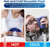 Ice Pack for Injuries Reusable - Ohuhu 3 Packs Ice Cold Packs with Wrap for Hot & Cold Therapy Pain Relief (3 Sizes,