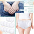 Weewooday 10 Pcs Adult Plastic Pants, Medium, White, Waterproof Incontinence Underpants, EVA Pull on Cover Pants, Leak