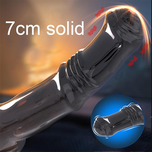 SOODAY 2.75" Huge Monster Penis Sleeve Male Penis Extender Sleeve with Cock Ring, Realistic Penis Enlarger Sleeve