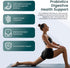 UpNourish Probiotics, 60 Vegan Capsules - 200 Billion CFUs, 15 Strains, Prebiotics & Enzymes