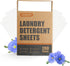 LANSIRY 200 Laundry Detergent Sheets - Loads Fresh Linen Scent Washing Strips, Compact Lightweight Liquidless