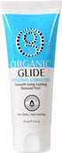 Organic Glide Natural Personal Lubricant, Probiotic Edible Lube. Parabens, Glycerin, Flavorings Free - for Men Women