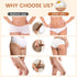 KEAJVXT 20 Guasha Wood Massage Stick Tools Wooden Therapy Scraping Lymphatic Drainage Massager, Double Row Beads Point