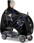 Mobility Scooter Rain Cover, Waterproof 420D Oxford & EVA Fabric Poncho for Electric Vehicle, Outdoor Wheelchair Suit
