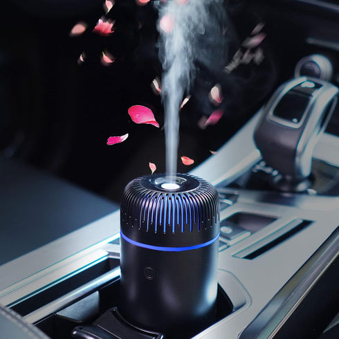 Car Diffuser Humidifier, USB Aromatherapy Essential Oil Air Freshener, Mini Portable for Home Office