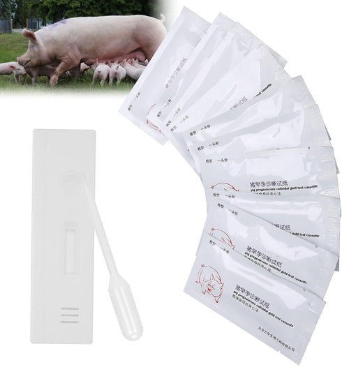Pack of 10 Pig Pregnancy Test Strips for Early Detection Testing Tool Veterinary Equipment