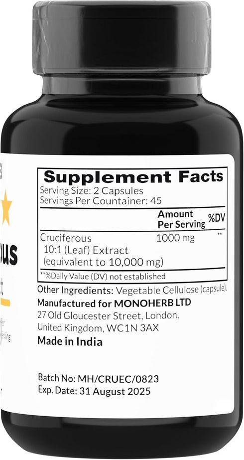 Cruciferous Extract 1000 mg - 90 Vegetarian Capsules
