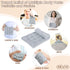 REVIX Microwave Heating Pad for Pain Relief - 8 * 14" Flaxseeds Heating Pad for Cramps, Muscle Ache, Joints