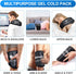 Neck Ice Pack Wrap, RelaxCoo Reusable Gel Cold Compress for Pain Relief, Injuries, Swelling, Bruises, Cervical Surgery