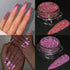 Reflective Glitter Powder Set, 8 Colors Sparkle Diamond Nail Glitter Dust, Silver Pink Purple Green Loose Nail Supplies