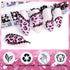 Makartt Dark Purple Rhinestone Nail Charms, Flatback Round Amethyst Crystal Glass Jewels for DIY Nail Art Supplies