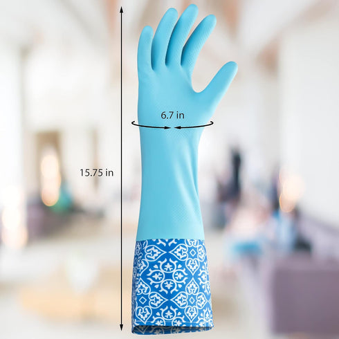 DecorRack Household Cleaning Gloves - Reusable Medium-Sized Multi-Purpose Gloves, 1 Pack Random, 4 Pack Assortment