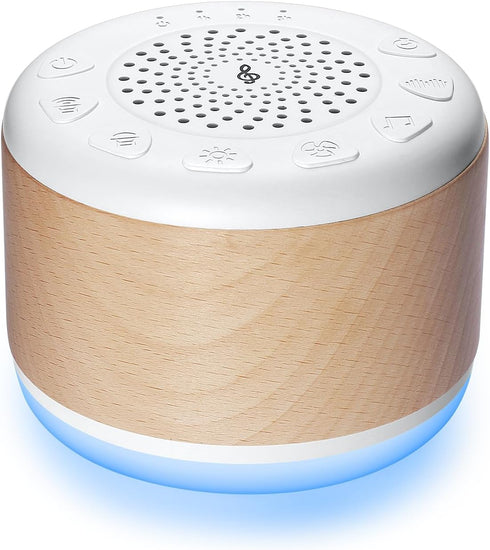 Monerr Solid Wood White Noise Sound Machine for Baby Adults Kids Sleep Sound