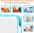 PACKISM TSA Approved Toiletry Bag - Clear Waterproof Makeup Bag, Travel Cosmetic Organizer for Women, 3 Pack