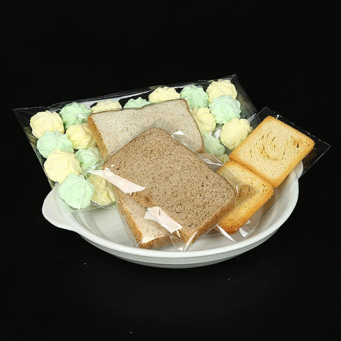 QINGZHE 120Pcs Clear Self Sealing Cellophane Bags, 6x10 Inches, 1.4 Mils Reusable Self Adhesive OPP Bags