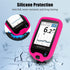 YOUSHARES Silicone Case for Libre 2 Reader with 20 Packs Sensor Covers, Waterproof Anti-Drop Protective Case (Pink)