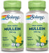 SOLARAY Mullein Leaf, Herbal Support for Healthy Respiratory Function, 330mg, Vegan, 100 Servings