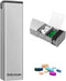 Shfonovax Weekly Metal Pill Organizer, Large Capacity 7 Day Travel Pill Organizer, Easy