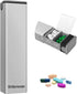 Shfonovax Weekly Metal Pill Organizer, Large Capacity 7 Day Travel Pill Organizer, Easy