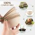 150 Pack 8 oz Paper Bowls, Disposable Small Compostable Soup Bowls for Ice Cream, Desserts, Pet Food