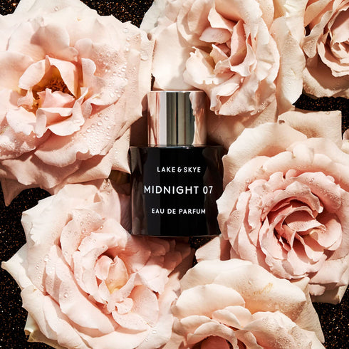 Lake & Skye Midnight 07 Eau de Parfum Spray (0.06 fl oz) - Long Lasting, Alluring, Fruity, Paraben-Free