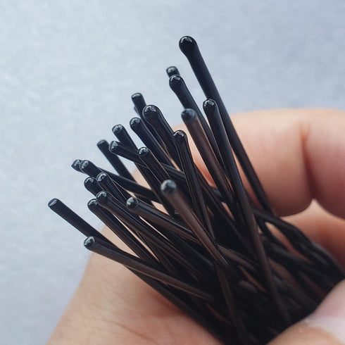 Professional Ballet U Shaped Hair-Pins, ROCST Black for Women Girls, 3 inch, 12 Pack (Black)