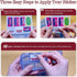 iouwei 7-Day Set 3 Large Pill Organizer with Medicine Labels, Travel Daily Pill Container, Mini Medication Organizer