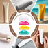 TIESOME 12Pcs 4 JJUNW Toothpaste Squeezers Bulk, Colors Toothpaste Clips Tube Squeezer Dispenser, Toothpaste Rollers
