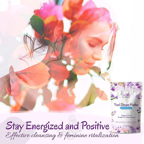 Fivona Yoni Steaming Herbs - Feminine Use and Rituals - 1.76 Ounces for V-Detox, Cleanse, Wash
