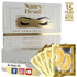 Under Eye Patches - 24K Gold Mask for Dark Circles, Anti-Wrinkle Treatment, Collagen Patch & Gel Pads, 20 Pairs