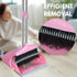 Pink Broom and Dustpan Set Combo for Home Office Kitchen, Broom with Dustpan (Pink)