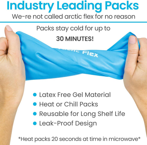 Vive Back Ice Pack for Lower Back Pain Relief, Large Wearable Gel Wrap for Injuries