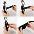Beautyflier Spoon Fork Universal Cuff, Adjustable Holder Strap for Cutlery, Pens, Toothbrushes for Elderly (Black)