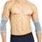 NeoTech Care Elbow Support Brace - Breathable, Men, Women, Right or Left (Gray, Size XS, 1 Pair)