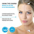 Name Skin Care Korean Carboxy CO2 Therapy Face & Neck Mask Set of 2 - Hydrating Anti-Aging Skincare Treatment
