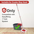 Spin Mop Replacement Head, Base, Handle Compatible with Ocedar EasyWring 1-Tank Microfiber Spin Mop Set
