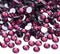Purple Flatback Rhinestones, Glass Rhinestones for Nail Art and Craft, Loose Crystal Gemstones (SS20, 2880pcs,