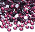 Purple Flatback Rhinestones, Glass Rhinestones for Nail Art and Craft, Loose Crystal Gemstones (SS20, 2880pcs,