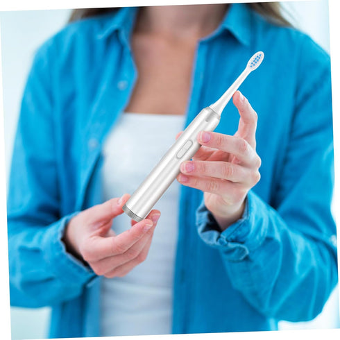 Ipetboom 1pc Electric Toothbrush for Adults Design Replacement Brush Ergonomic Handle for Comfortable Use for Daily