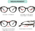 Eyekepper 4 Packing Round Reading Glasses - Women Large Frame Stylish Readers +0.50