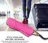 Large Size 11" X 7.5" Heat Resistant Silicone Travel Mat - Anti-Heat Pad for Hair Styling Tools, Baby Pink